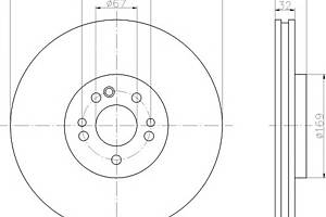 Тормозной диск   для моделей: MERCEDES-BENZ (M-CLASS)