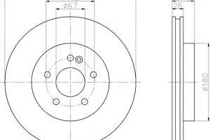 Тормозной диск для моделей: MERCEDES-BENZ (M-CLASS)