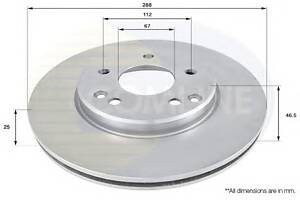 Тормозний диск для моделей: MERCEDES-BENZ