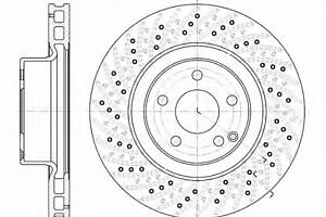 Гальмівний диск для моделей: MERCEDES-BENZ (S-CLASS, S-CLASS)