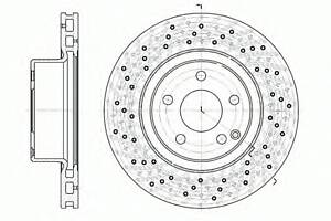 Гальмівний диск для моделей: MERCEDES-BENZ (S-CLASS)