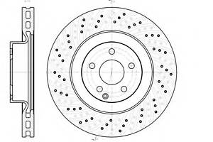 Тормозной диск для моделей: MERCEDES-BENZ (SL, S-CLASS,S-CLASS)