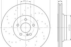Тормозной диск для моделей: MERCEDES-BENZ (SL)