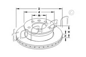 Тормозной диск для моделей: MERCEDES-BENZ (SPRINTER, SPRINTER,SPRINTER,SPRINTER,SPRINTER,SPRINTER,SPRINTER,SPRINTER),