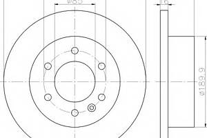 Тормозной диск для моделей: MERCEDES-BENZ (SPRINTER, SPRINTER,SPRINTER,SPRINTER,SPRINTER,SPRINTER,SPRINTER,SPRINTER,SP