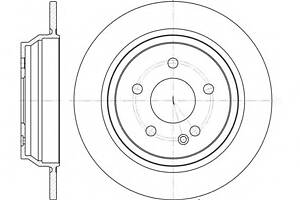 Гальмівний диск для моделей: MERCEDES-BENZ (VIANO, VITO, VITO)