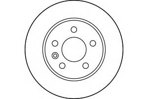 Тормозной диск для моделей: MERCEDES-BENZ (VITO, VITO,V-CLASS)