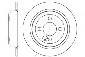 Тормозной диск для моделей: MINI (COOPER, CABRIO,CLUBMAN,COOPER,CABRIO,COUPE,ROADSTER,CLUBVAN)