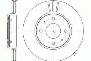 Тормозной диск для моделей: MITSUBISHI (CARISMA, CARISMA), VOLVO (S40,V40)
