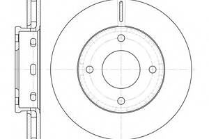 Тормозной диск для моделей: MITSUBISHI (COLT, COLT), SMART (FORFOUR)