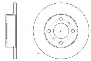 Тормозной диск для моделей: MITSUBISHI (COLT, COLT,LANCER), PROTON (PERSONA,PERSONA,PERSONA)
