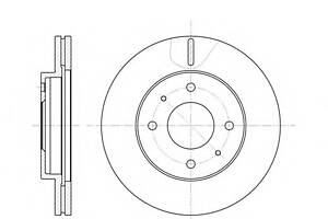 Тормозной диск для моделей: MITSUBISHI (COLT, CORDIA,LANCER,SPACE-WAGON,GALANT,TREDIA,GALANT,GALANT)