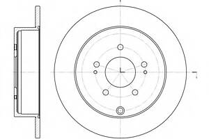 Тормозной диск   для моделей: MITSUBISHI (GRANDIS)
