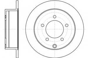 Гальмівний диск для моделей: MITSUBISHI (LANCER, LANCER)
