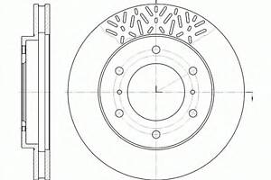 Гальмівний диск для моделей:MITSUBISHI (PAJERO,PAJERO,PAJERO,PAJERO,PAJERO)