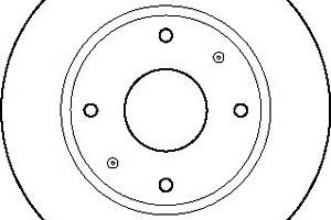 Тормозной диск для моделей: MITSUBISHI (SPACE-WAGON, GALANT,GALANT,GALANT)