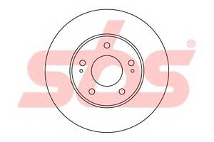 Тормозной диск для моделей: MITSUBISHI (SPACE-WAGON, SPACE-RUNNER,GRANDIS)