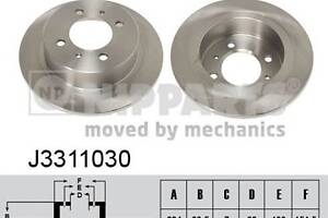 Диск гальмівний для моделей:NISSAN (100-NX,SUNNY,PULSAR,ALMERA,ALMERA,SUNNY,SUNNY)