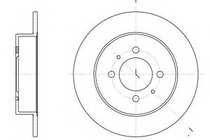 Тормозной диск для моделей: NISSAN (100-NX, SUNNY,PULSAR,ALMERA,ALMERA)