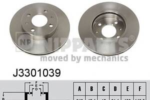 Гальмівний диск для моделей: NISSAN (100-NX, SUNNY,SUNNY,SUNNY,PULSAR,SUNNY,SUNNY,SUNNY,SUNNY,SUNNY), RENAULT TRUCKS (M