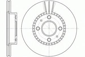 Тормозной диск для моделей: NISSAN (ALMERA, ALMERA)