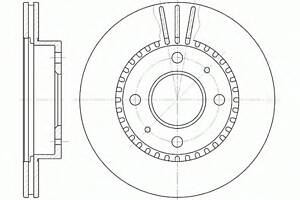 Тормозной диск   для моделей: NISSAN (ALMERA, ALMERA)