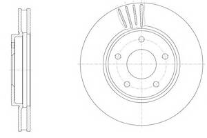 Тормозной диск   для моделей: NISSAN (LEAF)