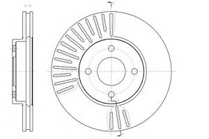 Тормозной диск   для моделей: NISSAN (MICRA, NOTE)