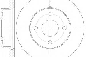 Тормозной диск для моделей: NISSAN (MICRA)