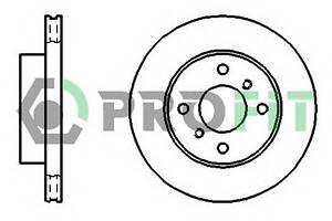 Гальмівний диск для моделей:NISSAN (PRIMERA, PRIMERA, PRIMERA, PRIMERA, PRIMERA, PRIMERA, ALMERA, ALMERA)