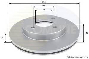 Гальмівний диск для моделей: NISSAN (PULSAR, ALMERA, ALMERA)