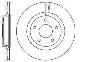 Тормозной диск для моделей: NISSAN (QASHQAI, X-TRAIL,JUKE)