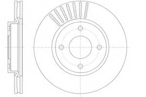 Диск гальмівний для моделей:NISSAN (TIIDA,TIIDA,CUBE)