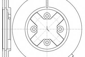 Тормозной диск для моделей: NISSAN (VANETTE, VANETTE,VANETTE,VANETTE)