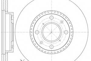 Тормозной диск для моделей: OPEL (AGILA), SUZUKI (SWIFT,SPLASH), VAUXHALL (AGILA)