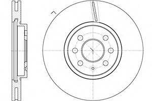 Тормозной диск для моделей: OPEL (MERIVA, MERIVA), VAUXHALL (MERIVA)