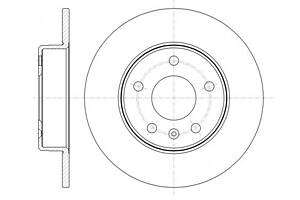 Диск гальмівний для моделей:OPEL (ZAFIRA,ZAFIRA), VAUXHALL (ZAFIRA,ZAFIRA)