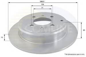 Гальмівний диск для моделей: PEUGEOT (406,406,406)