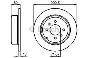 Тормозной диск для моделей: PEUGEOT (406, 406,406)