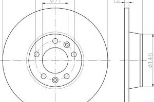 Тормозной диск   для моделей: PEUGEOT (407)
