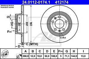Тормозной диск для моделей: PEUGEOT (407)