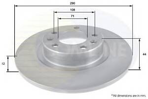 Тормозной диск для моделей: PEUGEOT (508, 508)