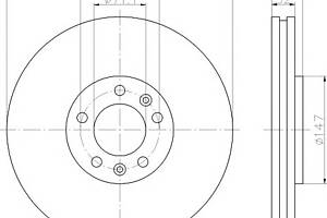 Тормозной диск   для моделей: PEUGEOT (607)