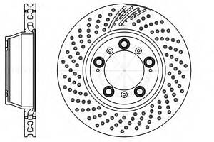 Гальмівний диск для моделей:PORSCHE (911,911,911,911,911,911,911)