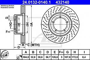 Тормозной диск для моделей: PORSCHE (911)