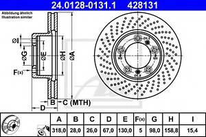 Тормозной диск для моделей: PORSCHE (BOXSTER, 911,911,911,911,BOXSTER,911,CAYMAN)