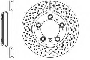 Тормозной диск для моделей: PORSCHE (BOXSTER, BOXSTER,CAYMAN,BOXSTER)