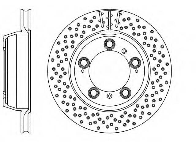 Тормозной диск для моделей: PORSCHE (BOXSTER, BOXSTER,CAYMAN,BOXSTER)