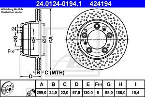 Тормозной диск для моделей: PORSCHE (BOXSTER, BOXSTER,CAYMAN)