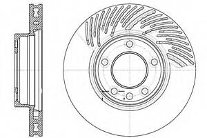 Диск гальмівний для моделей:PORSCHE (CAYENNE), VOLKSWAGEN (TOUAREG,TOUAREG)